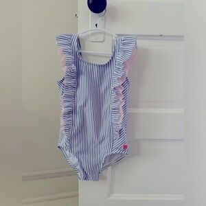 ❤️ Ruffle Butts - Striped Ruffle Swimsuit